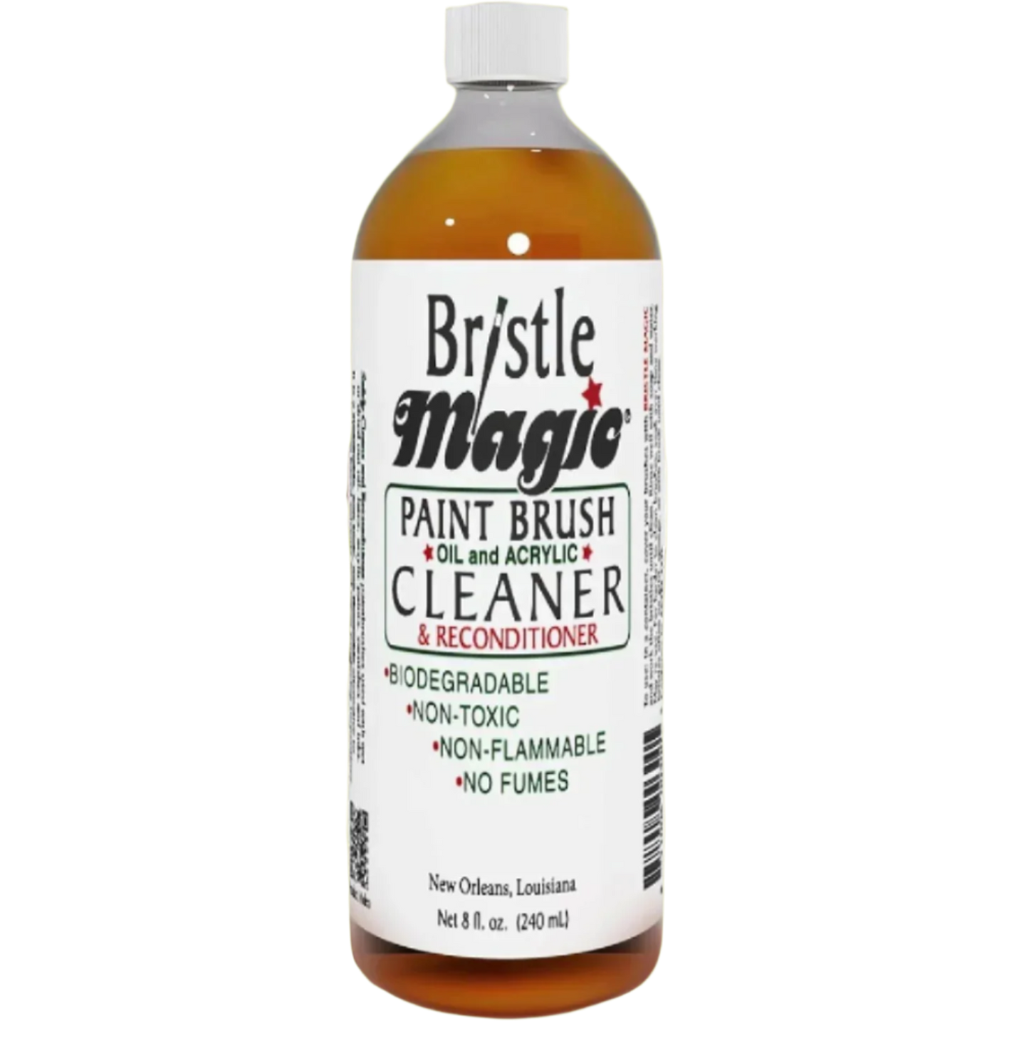 Paint Brush Cleaner for Oil and Acrylic paint | Bristle Magic | Original | 8 oz